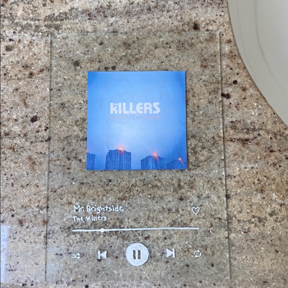 Spotify Glass Art